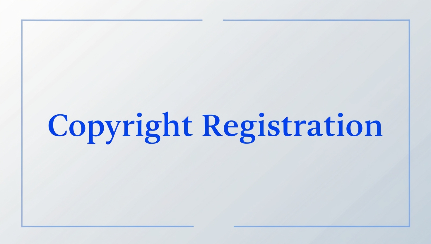 copyright registration